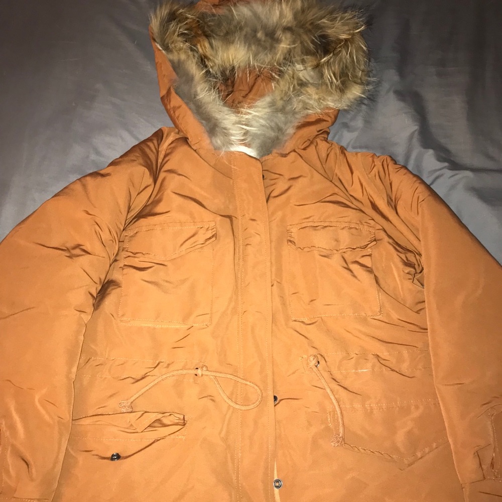 Orange jacket